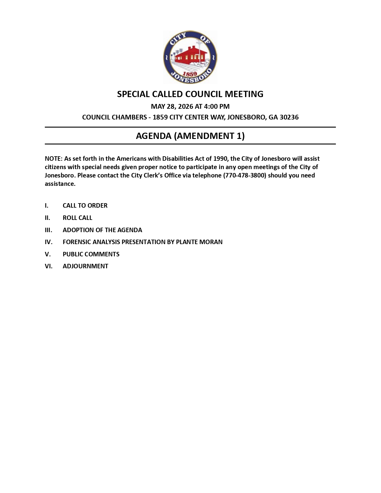 PUBLIC NOTICE 